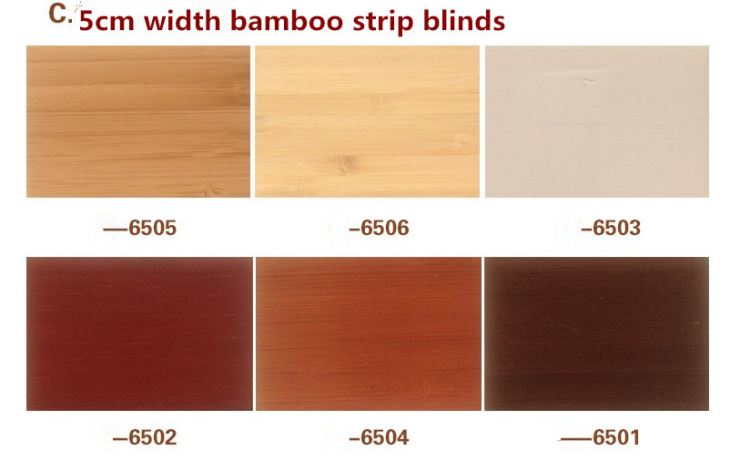 Natural Shades Of Bamboo Window Blinds