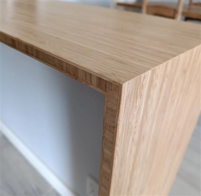 Bambusmööbli laud 38mm bambus ülaosas