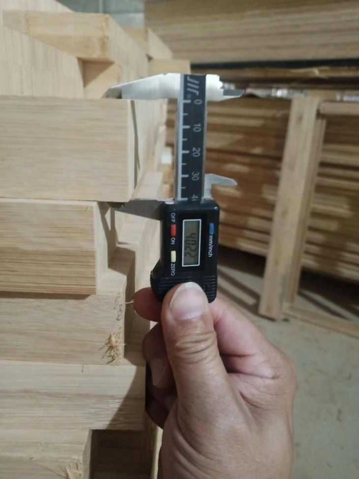 2layers Cross Vertical +Vertical Pressed Bamboo Panels A Grade